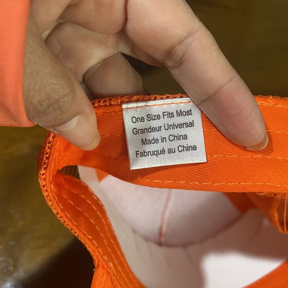 Bass Pro Shops Hat Mesh orange Snapback Trucker Baseball Fishing Outdoor Cap NEW - Picture 7 of 7